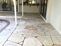 Stamped Concrete Overlay